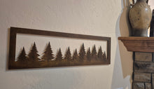 Load image into Gallery viewer, Rustic Corten Treeline Wall Art.